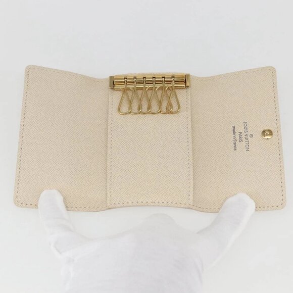 LOUIS VUITTON Damier Azur Multicles 6 Key Case N61745 LV Auth 148543V - Picture 9 of 15